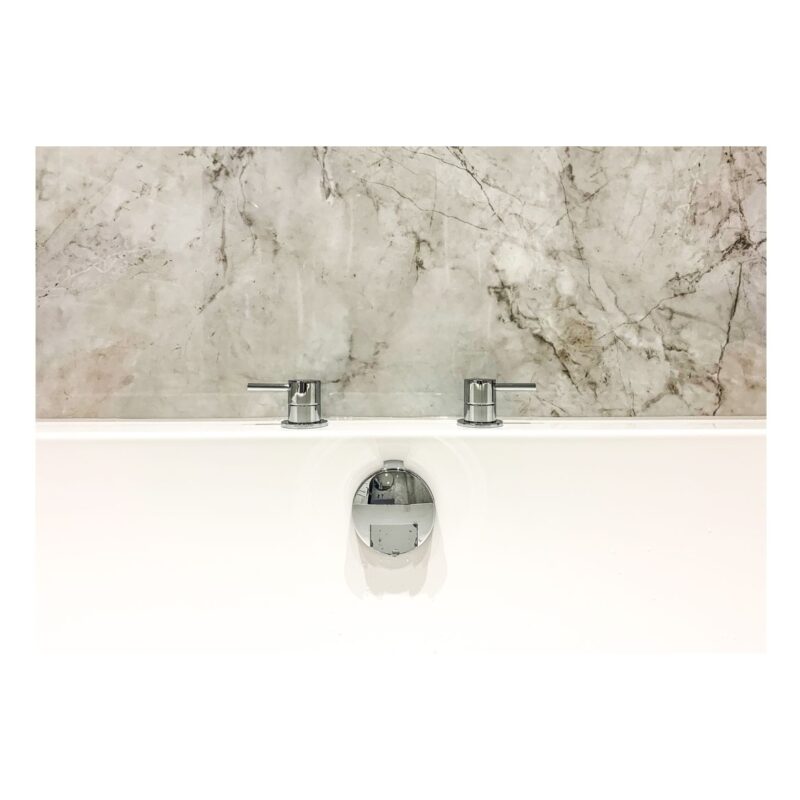 Abode Harmonie Round Bath Filler Panel Valves Chrome