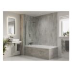 Abode Fervour Deck Mounted Bath Shower Mixer Tap Chrome
