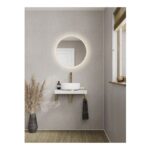 Abode Cava 375mm Round Basin Chalk White