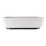 Abode Cava 450x350mm Tablet Basin Chalk White