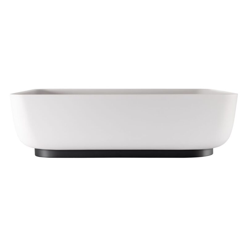 Abode Cava 450x350mm Tablet Basin Chalk White