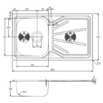 Abode Trydent 1 Bowl Inset Stainless Steel Sink & Nexa Tap Pack