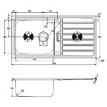 Abode Neron 1 Bowl Inset Stainless Steel Sink & Nexa Tap Pack