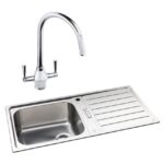 Abode Neron 1 Bowl Inset Stainless Steel Sink & Astral Tap Pack