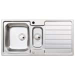 Abode Neron 1.5 Bowl Inset Stainless Steel Sink & Atlas Tap Pack