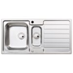 Abode Neron 1.5 Bowl Inset Stainless Steel Sink & Atlas Tap Pack