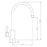 Abode Oriel 1 Bowl Inset Black Granite Sink & Atlas Tap Pack