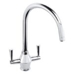 Abode Oriel 1.5 Bowl Inset Black Granite Sink & Astral Tap Pack
