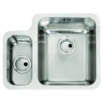 Abode Matrix 1.5 Bowl RHMB Undermount Steel Sink & Astral Tap Pack