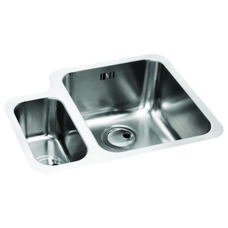 Abode Matrix 1.5 Bowl RHMB Undermount Steel Sink & Astral Tap Pack