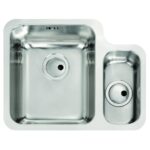 Abode Matrix 1.5 Bowl LHMB Undermount Steel Sink & Atlas Tap Pack