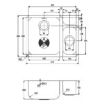 Abode Matrix 1.5 Bowl LHMB Undermount Steel Sink & Specto Tap Pack