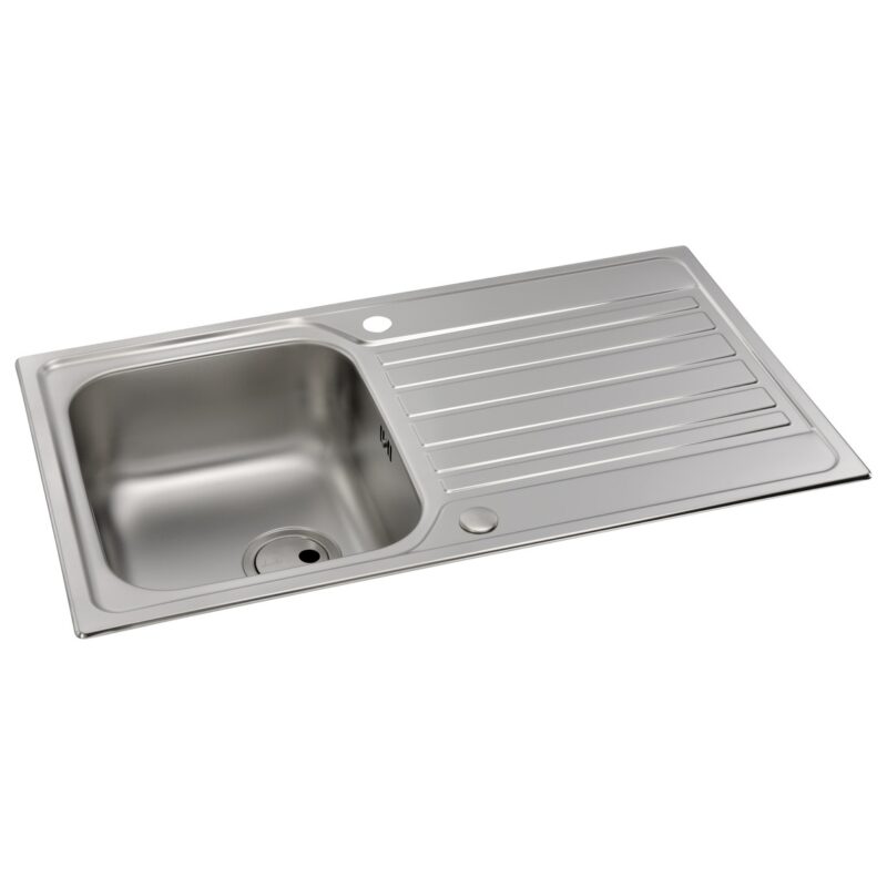 Abode Connekt 1 Bowl Inset Stainless Steel Sink & Astral Tap Pack