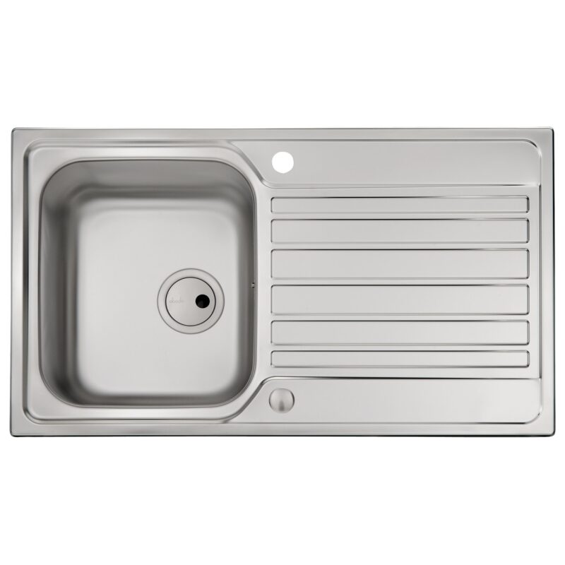 Abode Connekt 1 Bowl Inset Stainless Steel Sink & Atlas Tap Pack