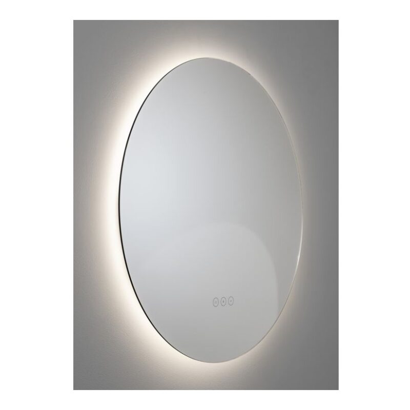 Abode Aruna 600mm Frameless Round LED Mirror