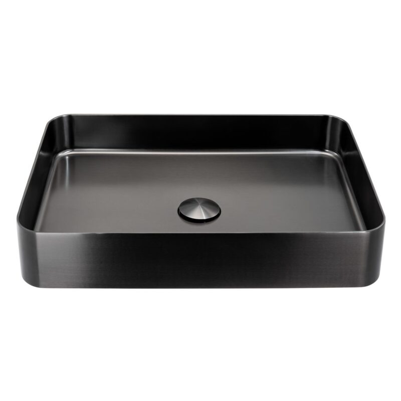 Abode Tableau/Iox Shelf & Tablet Basin Set Chalk White/Matt Black