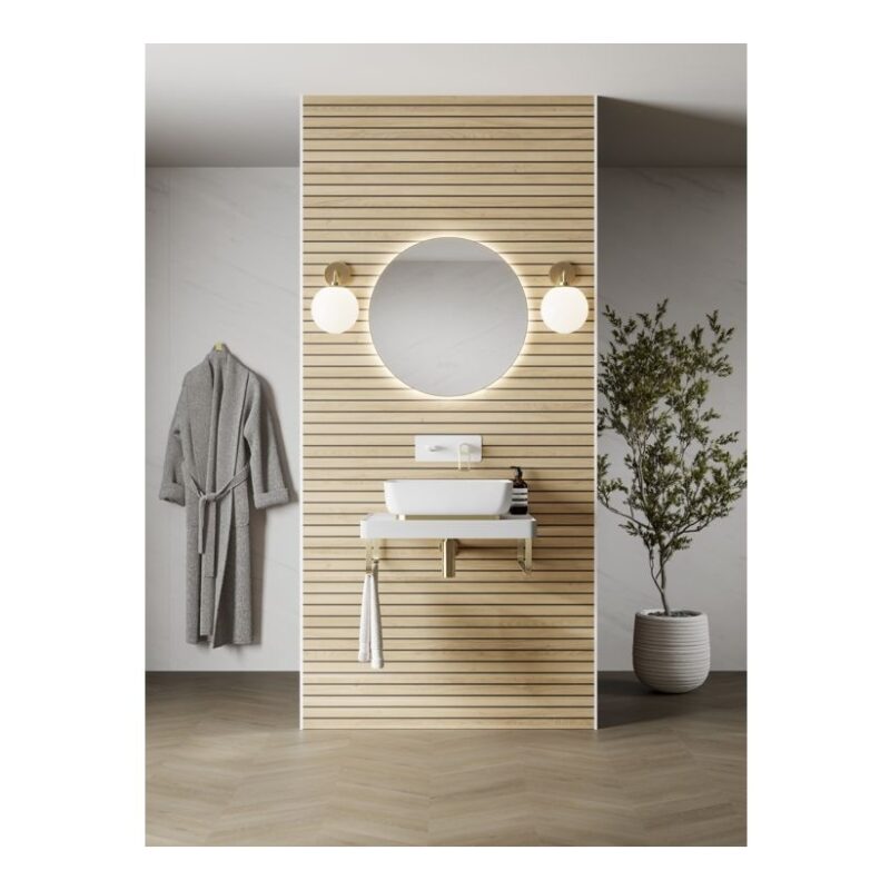 Abode Uno Basin Bottle Trap Brushed Brass