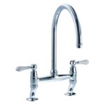 Abode Ludlow Kitchen Bridge Mixer Tap Chrome