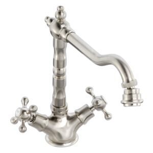 Abode Melford Monobloc Kitchen Mixer Tap Brushed Nickel