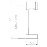 Abode Kitchen Handspray Rinse Chrome