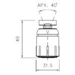 Abode Jet/Spray Aerator Chrome