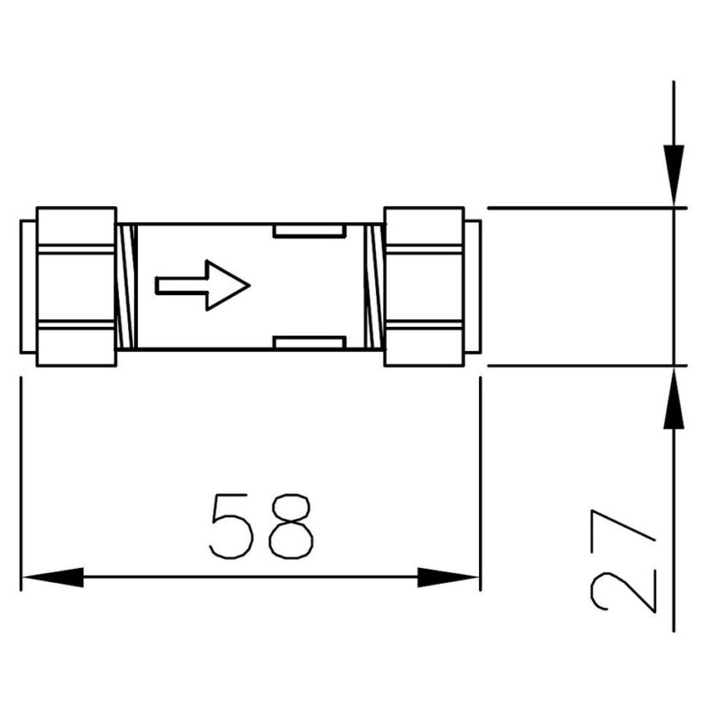 Abode Flow Control Valve Brass