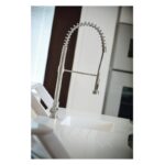 Abode Stalto Professional Kitchen Mixer Tap with Pull Out Steel