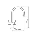 Abode Hesta Sink Mixer with Pull-Out Aerator Chrome