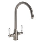 Abode Ludlow Monobloc Kitchen Mixer Tap Brushed Nickel