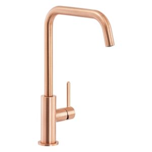 Abode Althia Single Lever Kitchen Mixer Tap Urban Copper