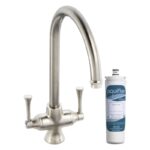 Abode Gosford Monobloc Aquifier Kitchen Filter Tap Brushed Nickel