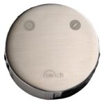 Abode Swich Diverter Valve Round with High Resin Filter Brushed Nickel