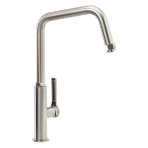 Abode Hex Single Lever Kitchen Mixer Tap Brushed Nickel