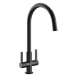 Abode Pico Monobloc Kitchen Mixer Tap Matt Black