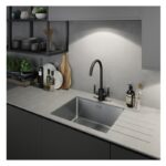 Abode Atlas Monobloc Kitchen Mixer Tap Matt Black