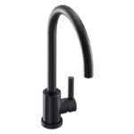 Abode Atlas Single Lever Kitchen Mixer Tap Matt Black