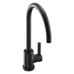 Abode Atlas Single Lever Kitchen Mixer Tap Matt Black