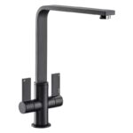 Abode Quantic Monobloc Kitchen Mixer Tap Matt Black