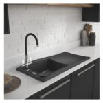 Abode Swich Diverter Valve Round with High Resin Filter Matt Black