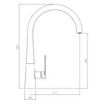 Abode Coniq R Single Lever Kitchen Mixer Tap Chrome