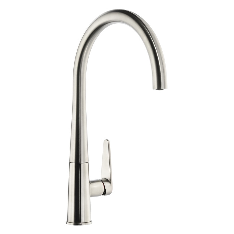 Abode Coniq R Single Lever Kitchen Mixer Tap Brushed Nickel