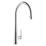 Abode Coniq R Single Lever Kitchen Mixer Tap with Pull Out Chrome