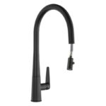 Abode Coniq R Single Lever Kitchen Mixer with Pull Out Matt Black