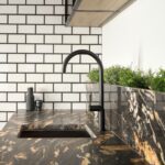 Abode Tubist Single Lever Kitchen Mixer Tap Matt Black