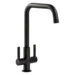 Abode Pico Quad Monobloc Kitchen Mixer Tap Matt Black
