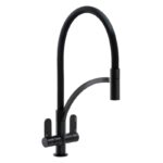 Abode Genio Monobloc Semi-Professional Kitchen Mixer Matt Black