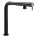Abode Agilis Single Lever Kitchen Mixer Tap Matt Black