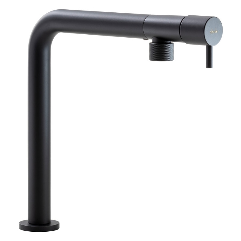 Abode Agilis Single Lever Kitchen Mixer Tap Matt Black Abode Agilis Single Lever Kitchen Mixer Tap Matt Black