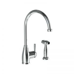 Abode Brompton Single Lever Sink Mixer with Handspray Chrome