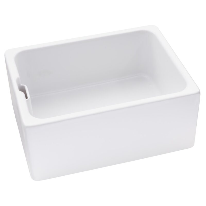 Abode New Belfast 1 Bowl Undermount Sink White